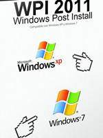 Portada de WPI Windows Post Installer 2011 MegaPack Programas Auto-Instalables