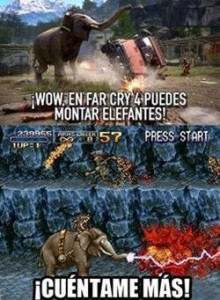 Creen que solo en Far Cry 4 se pueden montar Elefantes