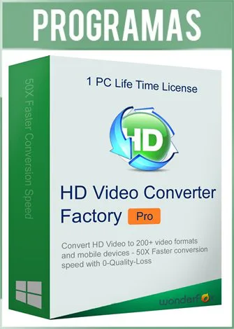Wonderfox HD Video Converter Factory Pro Versión Full Español