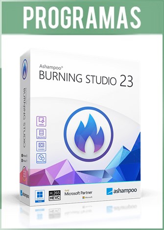 Ashampoo Burning Studio Versión 23 Final Full Español