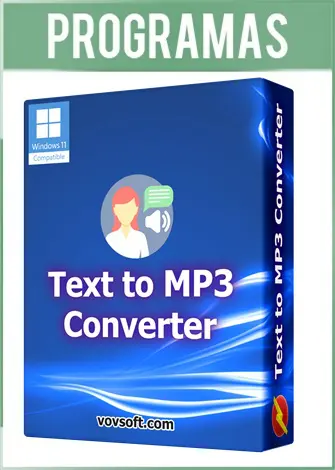 VovSoft Text to MP3 Converter Versión Full