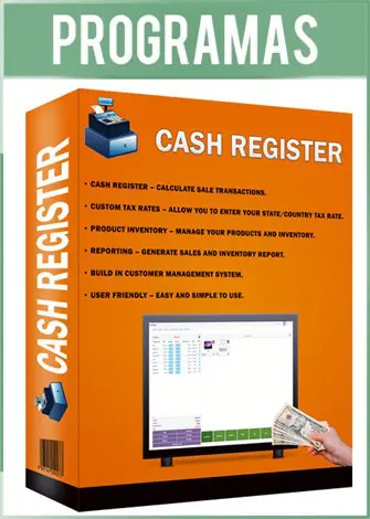 Cash Register Pro Versión Programa para Inventarios y Ventas
