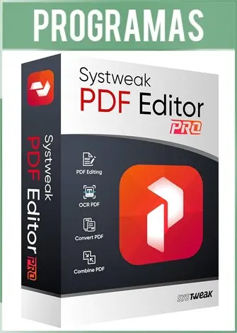 Systweak PDF Editor Pro Versión Full Español.